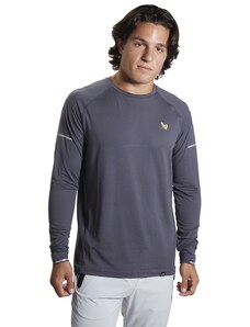 Triko BAUER S22 FLC LS TRAINING SHIRT-IRON (1059677)