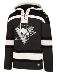 NHL Pittsburgh Penguins ’47 Superior Lacer Hood Šedá XL