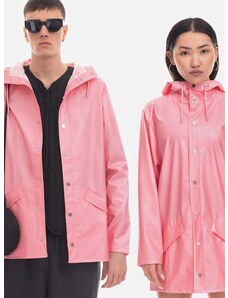 Bunda Rains Essential Jacket růžová barva, přechodná, oversize, 12010-PINK.SKY