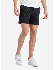 Kraťasy Alpha Industries pánské, černá barva, 106253.03-black