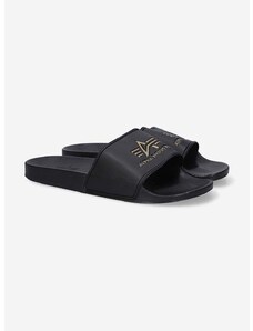 Pantofle Alpha Industries černá barva, 106956.583-black