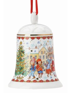 Vánoční porcelánový zvonek, Christmas Sounds, 12 cm, Rosenthal