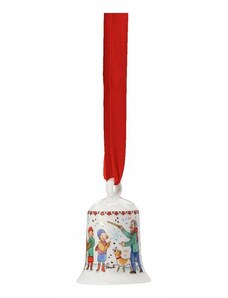 Porcelánový mini zvonek motiv Zpěváčci, Christmas Sounds, 5 cm, Rosenthal