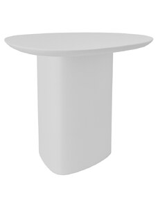 Světle šedý lakovaný odkládací stolek RAGABA CELLS 50 x 50 cm