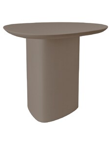 Hnědý lakovaný odkládací stolek RAGABA CELLS 50 x 50 cm
