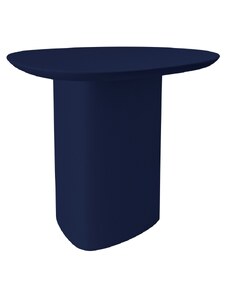 Námořnicky modrý lakovaný odkládací stolek RAGABA CELLS 50 x 50 cm