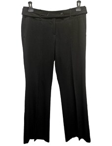 Černé společenské kalhoty se širokými nohavicemi C&A