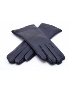 Dámské modré kožené rukavice s hedvábní podšívkou - Carlsbad Hat