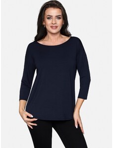Blouse Babell Camille S-3XL navy blue 059