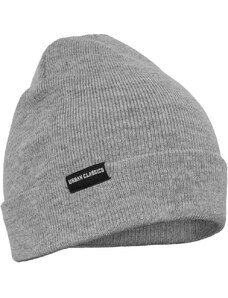 Urban Classics Accessoires Čepice Basic Flap Beanie - šedá