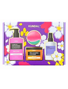 KUNDAL - BATH AND BODY GIFT BOX WHITE MUSK - Limitovaný dárkový set 4 produktů pro péči o tělo