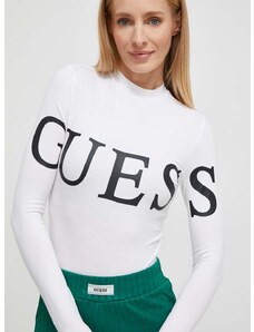 Body Guess GIULIA dámské, bílá barva, s pologolfem, V4RP09 K68D2