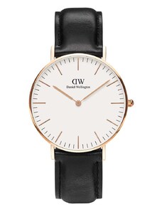 Hodinky Daniel Wellington Classic 36 Sheffield růžová barva