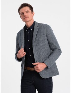 Ombre Clothing Pánský blazer Gwyddaden navy V2 OM-BLZB - 0108