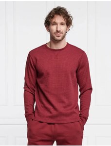 GUESS Mikina LS HUDSON WAFFLE CREW | Regular Fit