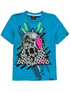 dětské tričko NO FEAR - COBALT SKULL - 140 9-10 let