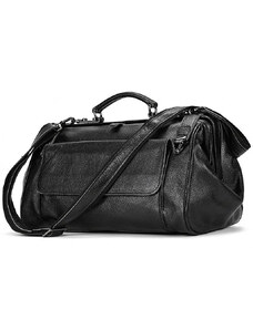 News Fashion Cestovní kožená taška unisex tote bag proti krádeži