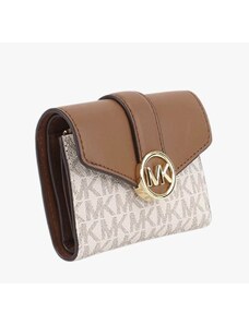 Peněženka Michael Kors double zip wristlet white