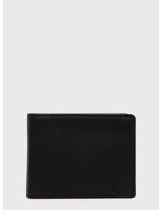 Kožená peněženka BOSS černá barva, 50470436