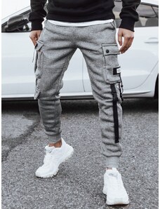 Dstreet Trendy kapsáčové šedé jogger kalhoty