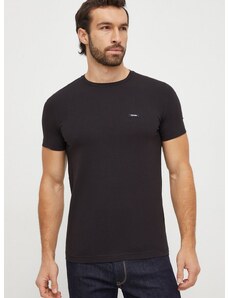 Tričko Calvin Klein černá barva