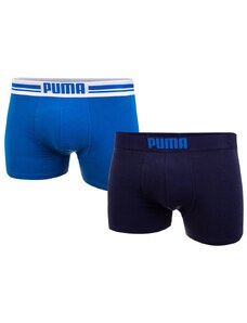 Sada dvou pánských boxerek v modré barvě Puma - Pánské