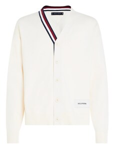 TOMMY HILFIGER Kardigan krémová / modrá / červená / bílá