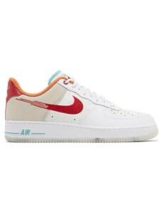 Nike Air Force 1 Low '07 PRM Just Do It White Red Teal