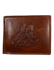 Roberto Kožená peněženka s motivem vlk 1023