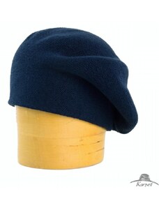 Punto Chiaro Dámský pletený dvojitý baret nezdobený