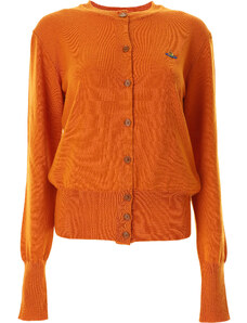 Vivienne Westwood Svetr pro ženy Jumper, Oranžová, Panenská vlna, 2024, 40 44 46 M