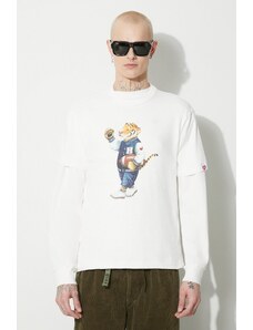 Bavlněné tričko Human Made Graphic bílá barva, s potiskem, HM26TE001