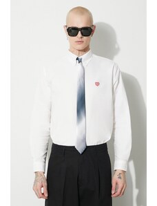 Košile Human Made Oxford B.D bílá barva, regular, s límečkem button-down, HM26SH001