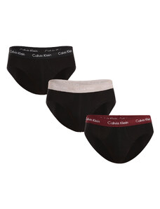 3PACK pánské slipy Calvin Klein černé (U2661G-H54)