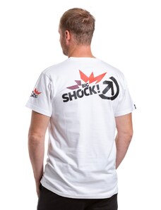 Meatfly pánské tričko Big Shock Teamup White | Bílá
