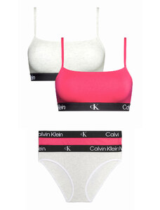 Calvin Klein Dámská sportovní podprsenka 2Pack a Kalhotky 2Pack