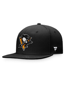 Pittsburgh Penguins čepice flat kšiltovka Core Snapback black Fanatics Branded 109851