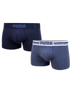 Sada dvou pánských boxerek v tmavě modré a modré barvě Puma - Pánské