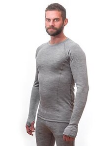 SENSOR MERINO BOLD pánské triko dl.rukáv cool gray Velikost: L