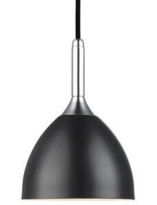 Černé kovové závěsné světlo Halo Design Bellevue II. 14 cm