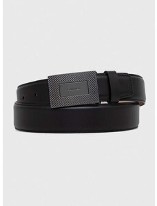Kožený pásek Calvin Klein pánský, černá barva, K50K511357