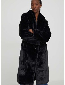 Kabát Abercrombie & Fitch dámský, černá barva, přechodný