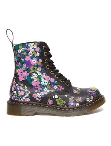 Kožené workery Dr. Martens 1460 Pascal dámské, černá barva, na plochém podpatku, DM31186038