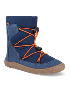 Barefoot sněhule Froddo - Tex Track Wool modré