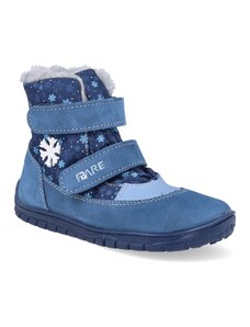 Barefoot dětské zimní boty Fare Bare - B5441204+B5541204 modré