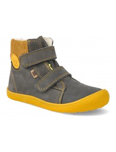 Barefoot dětské zimní boty Koel - Dean Tex wool šedé