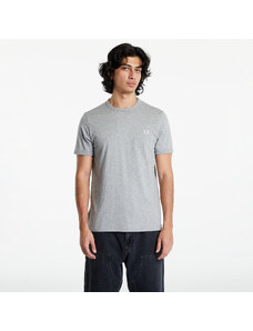 Pánské tričko FRED PERRY Ringer T-Shirt Steel Marl
