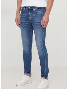 Džíny Calvin Klein Jeans pánské, tmavomodrá barva, J30J324193