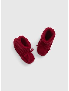 GAP Baby boty s kožíškem CashSoft - Kluci