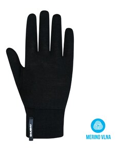 HUSKY MERGLOV black merino rukavice